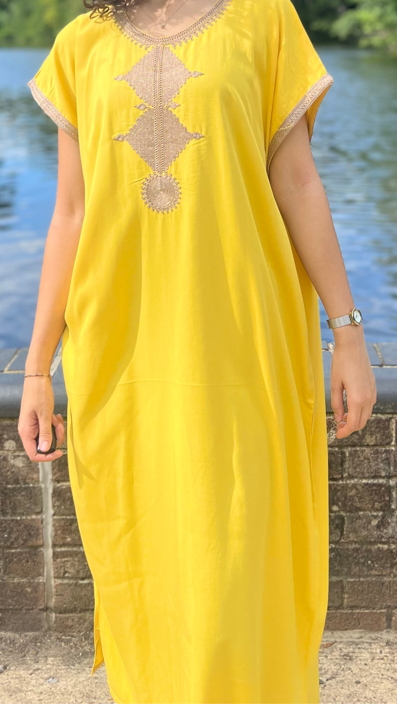 Yellow Yasmin Gandoura