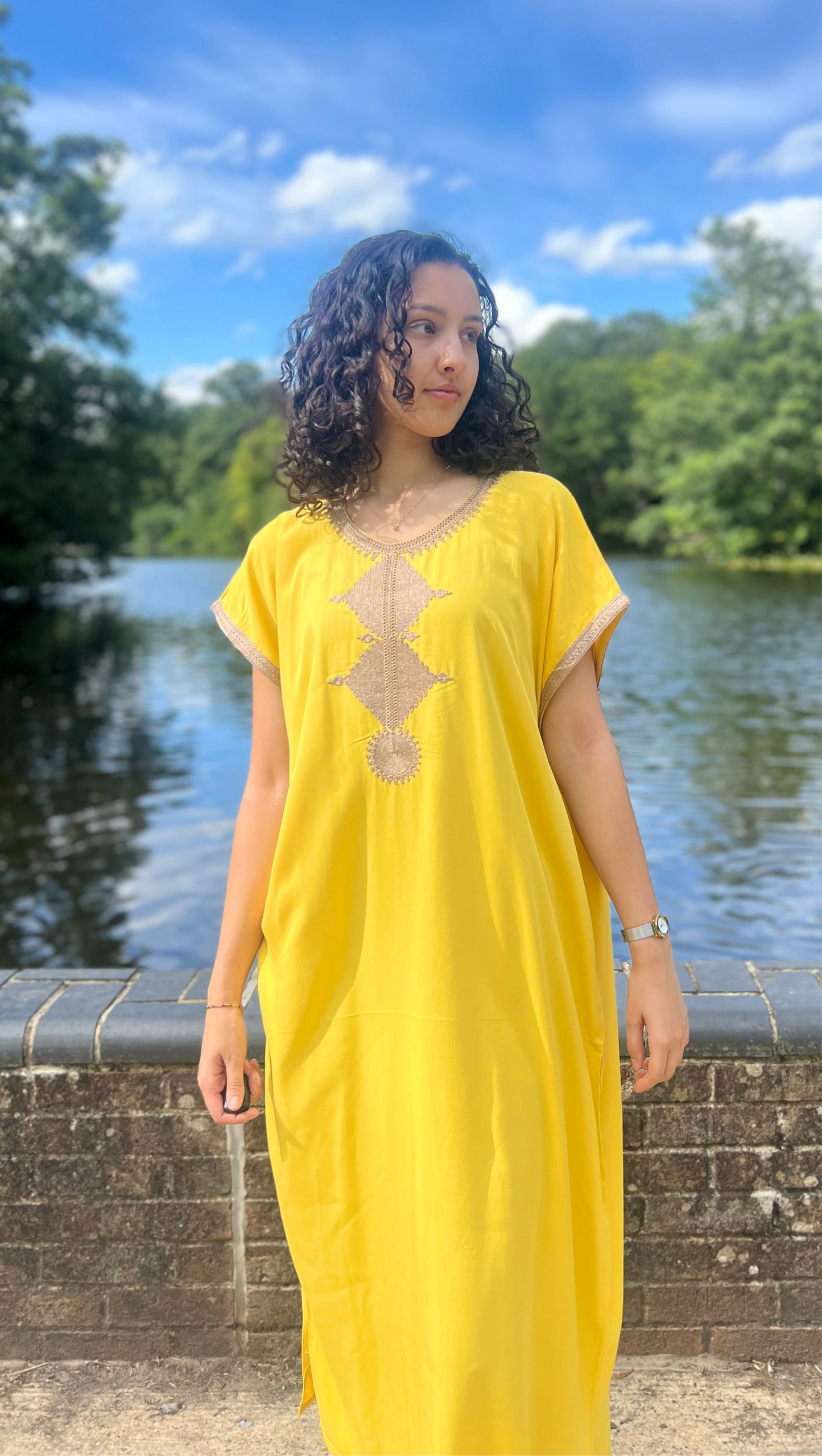Yellow Yasmin Gandoura