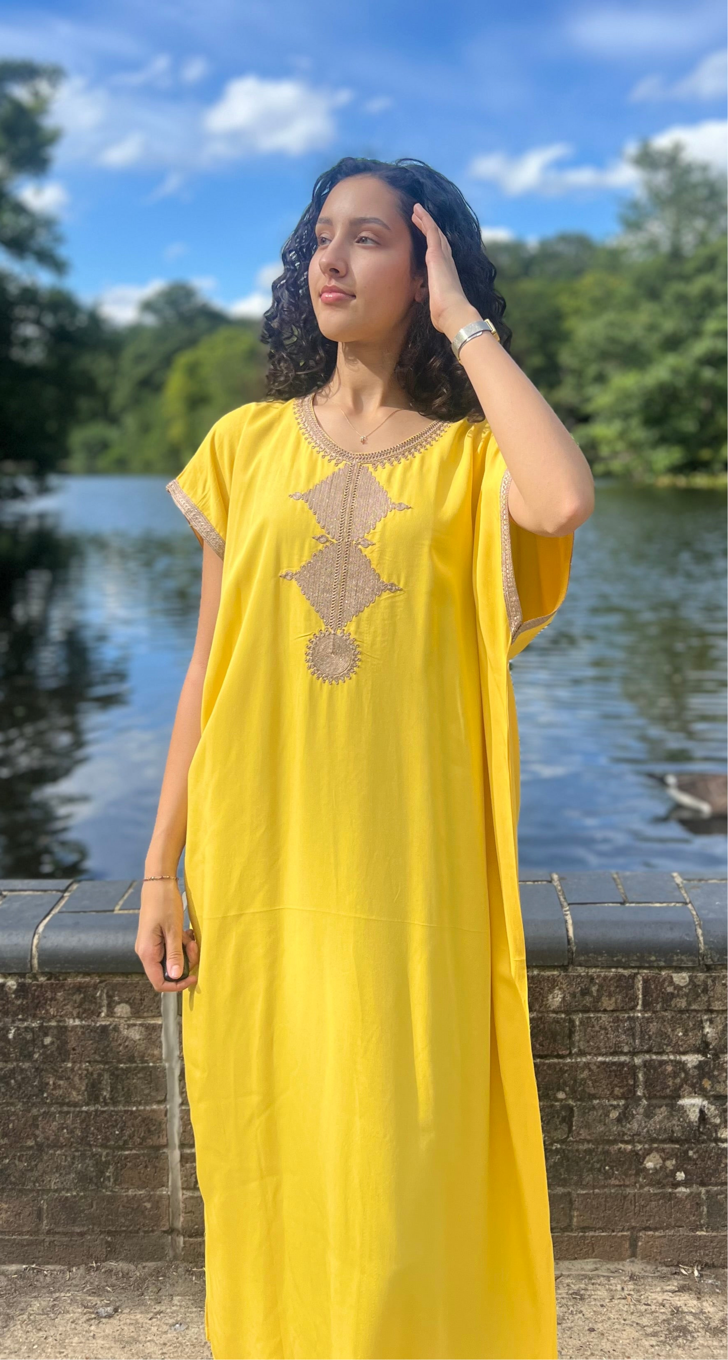 Yellow Yasmin Gandoura